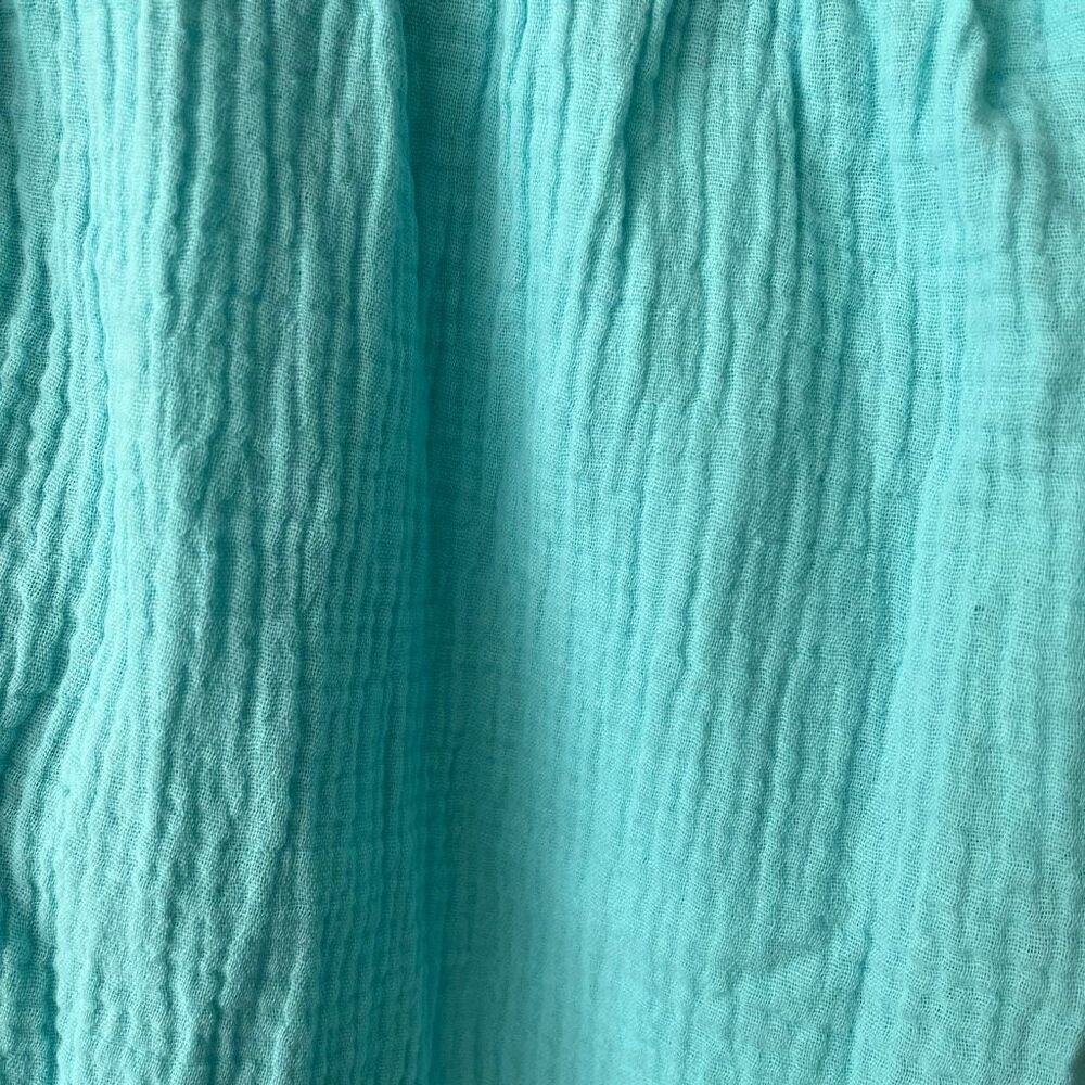 NWT HONORINE harper pant cotton gauze pool blue size medium - Picture 11 of 13